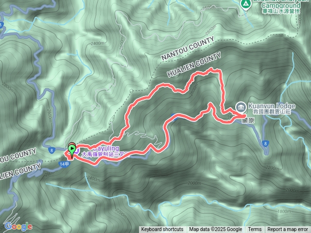 合歡山越嶺古道預覽圖
