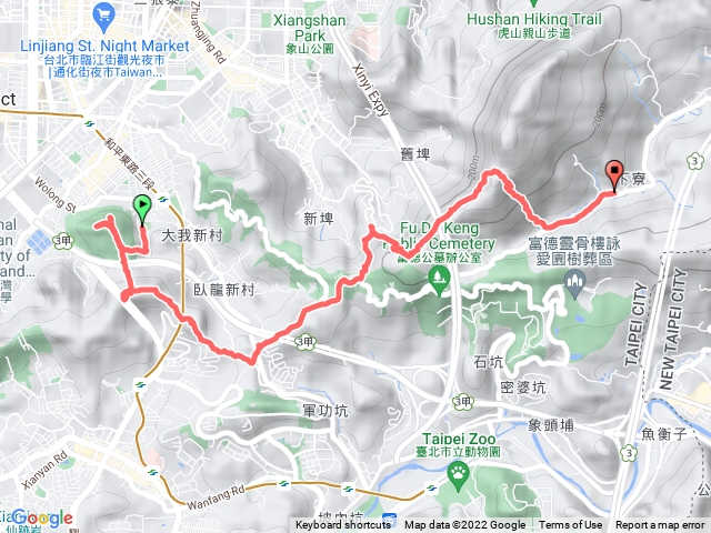 台北大縱走第六下切麗山里