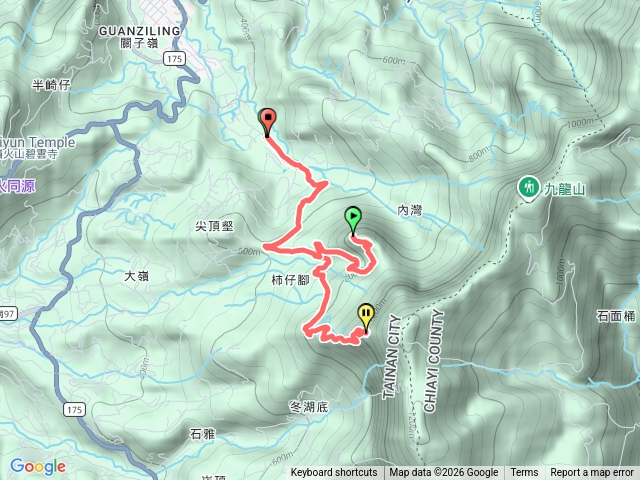 紫霞殿上大凍第二涼亭下接雞籠山