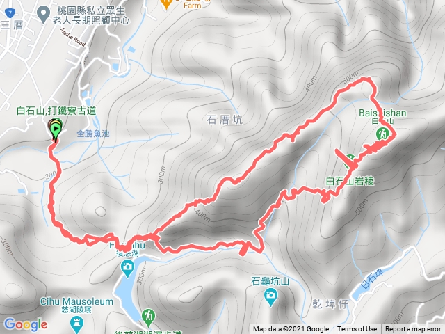 打鐵寮石厝坑白石山
