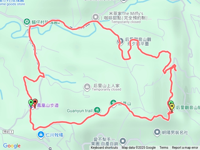 鳳凰觀音山步道預覽圖