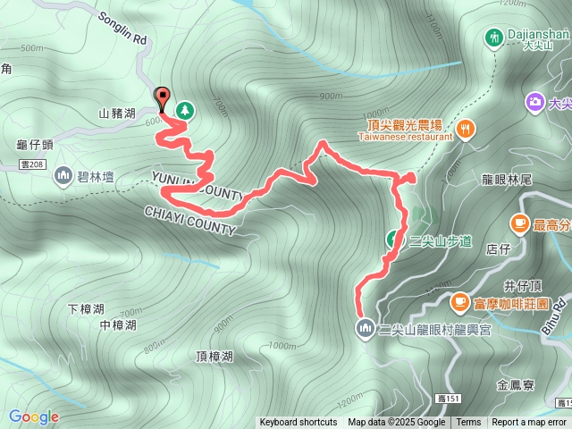 山豬湖華山4-2上二尖往龍興宮走一小段預覽圖