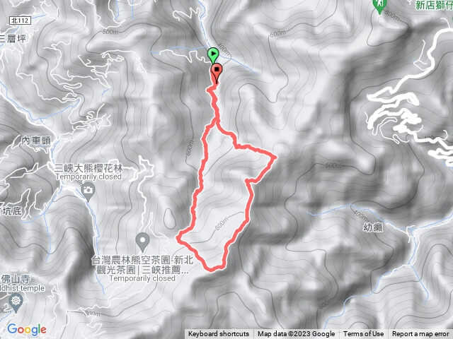 20230708三峽竹坑山北峰主峰O形