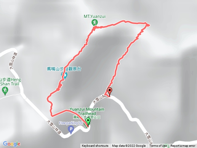鳶嘴山第一次