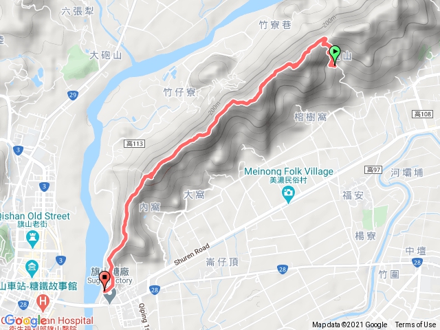 1100115旗靈縱走(靈山起旗尾訖)