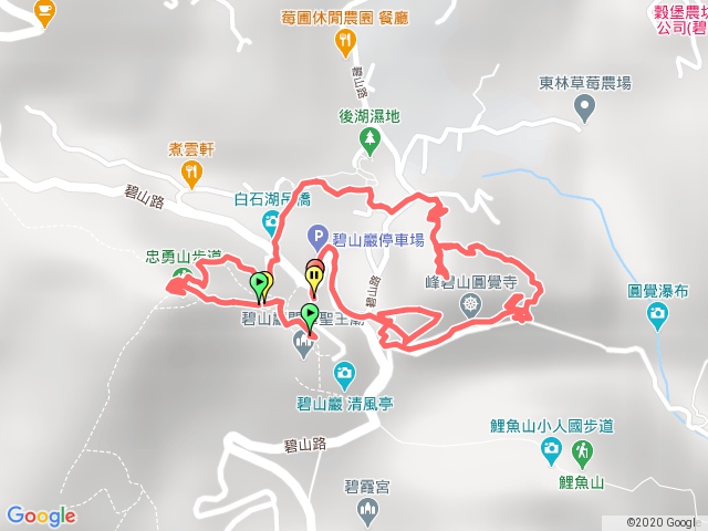忠勇山白石湖吊橋圓覺尖山