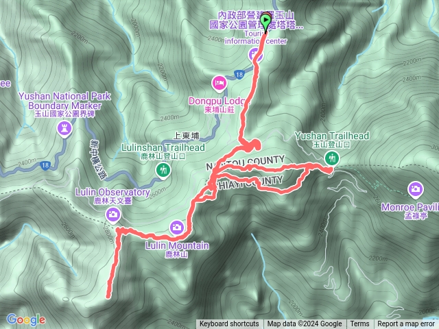 塔塔加眾峰巡覽：麟趾山、鹿林山、鹿林前山、真鹿林山（石水山主峰）