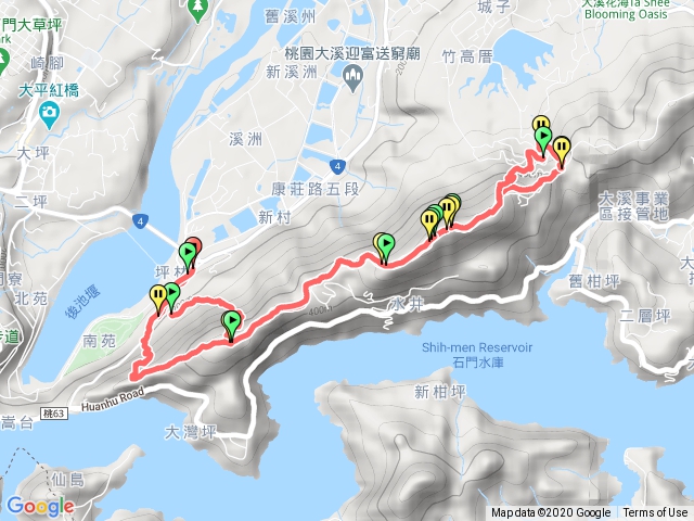 愚公亭+溪洲山+大九芎