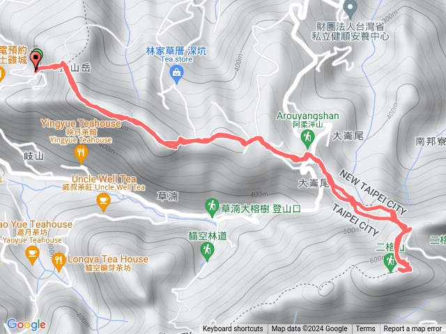 猴山岳、二格山