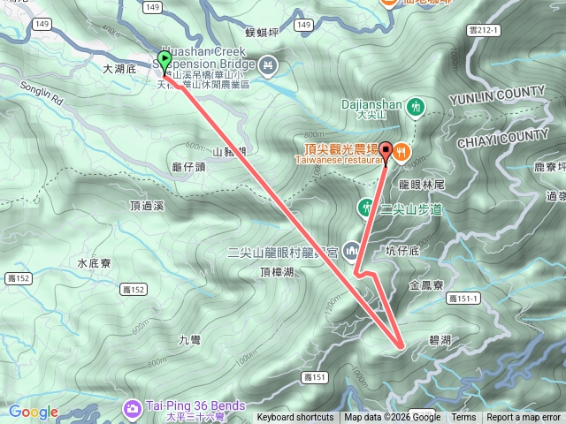 二尖山-大尖山-碧湖