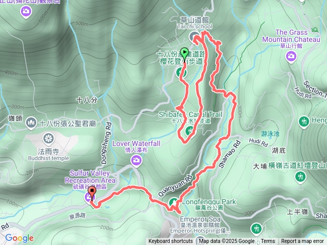 風尾步道、十八份、硫磺谷