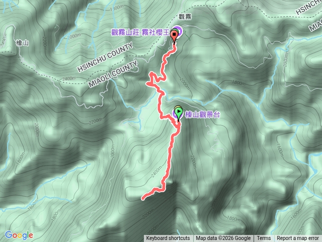 榛山登山步道預覽圖