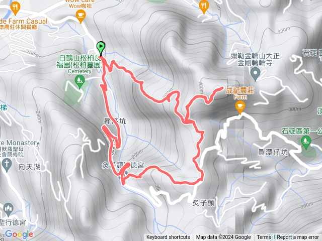 20240514深坑昇高坑路烏月池烏月山烏月群峰烏月山西南峰深坑福德宮O型