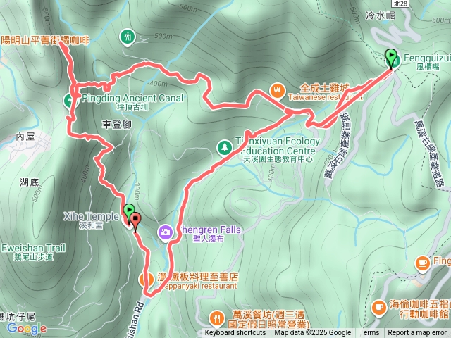 坪頂古圳步道至風櫃口