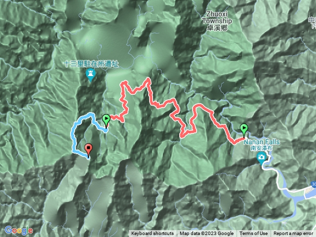 八通關古道東進東出~抱崖單攻新康山(2022.12.31-02金牌)