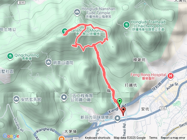 新店安坑牛伯伯蝴蝶園P型：半屏山觀景點、南勢角山預覽圖