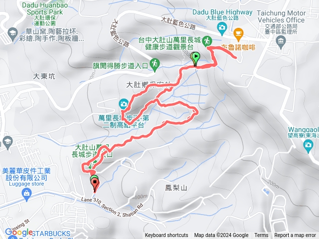 大肚萬里長城+旗開得勝