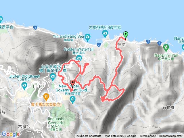 20220317黃金池俯瞰稜出發的金瓜石漫遊