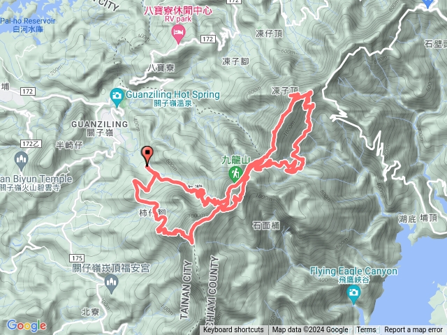 關仔嶺大凍山-九龍山-凍仔頂山-嘉145縣道 越野跑