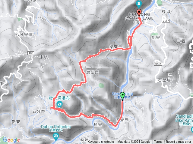 三貂嶺瀑布/中坑古道柴寮古道