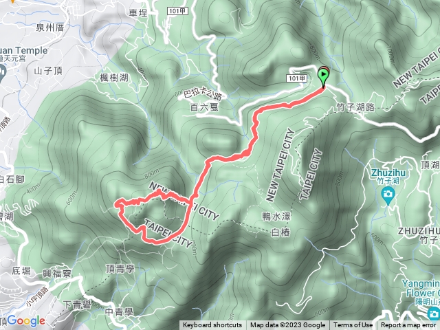 面天山向天山步道