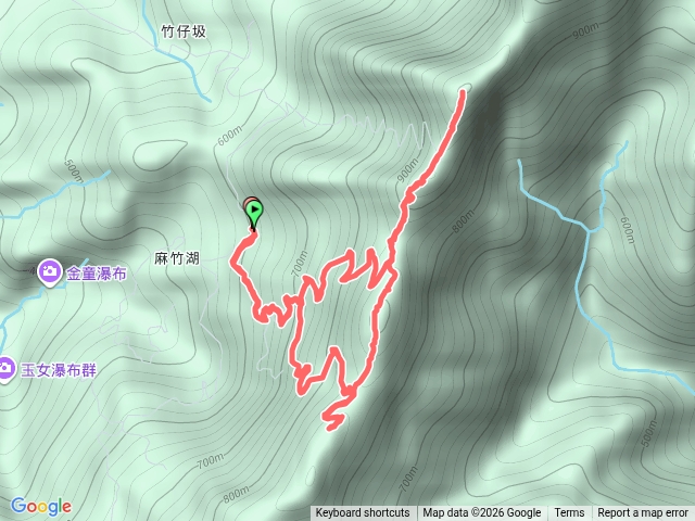 竹子排山、美麗峰、竹仔圾山、敏峰