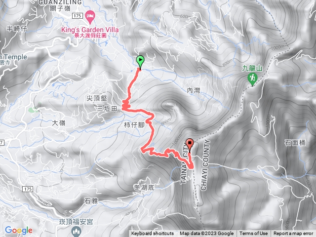 台南關仔嶺大凍山步道