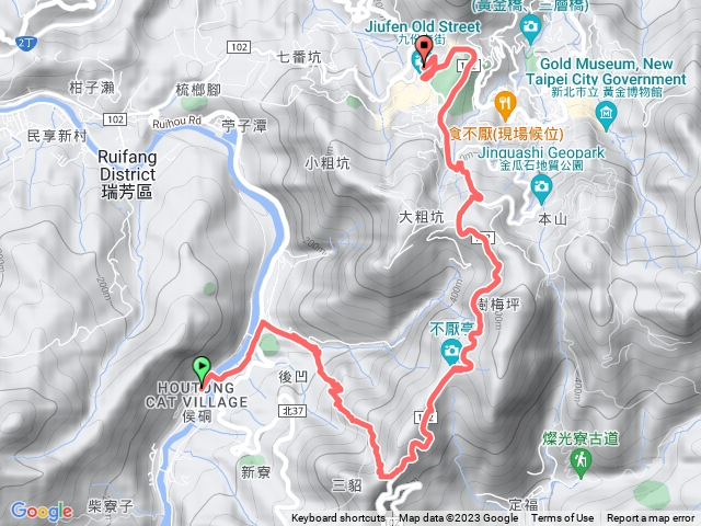 猴硐金字碑古道