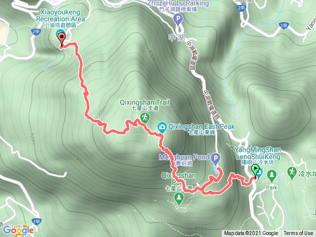七星山_冷水坑到小油坑