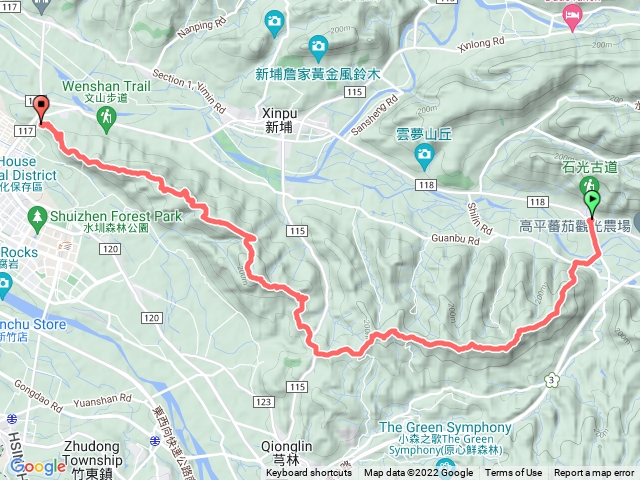 流水蓮稜縱走 (土雞城登山口 → 蓮華寺)