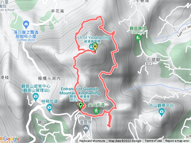 北横古道O型，硬漢嶺