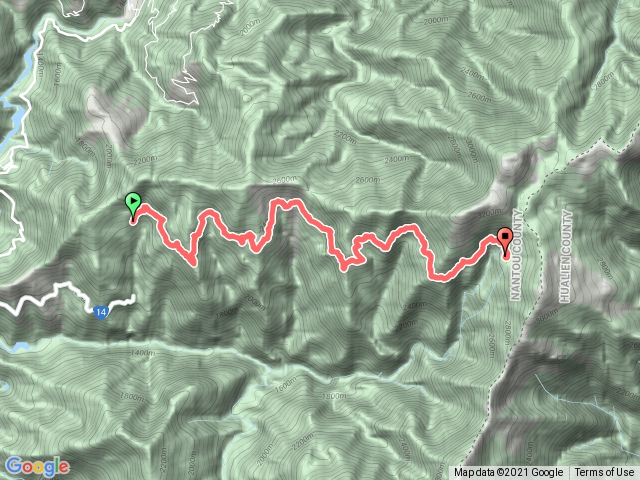 屯原登山口至天池山莊