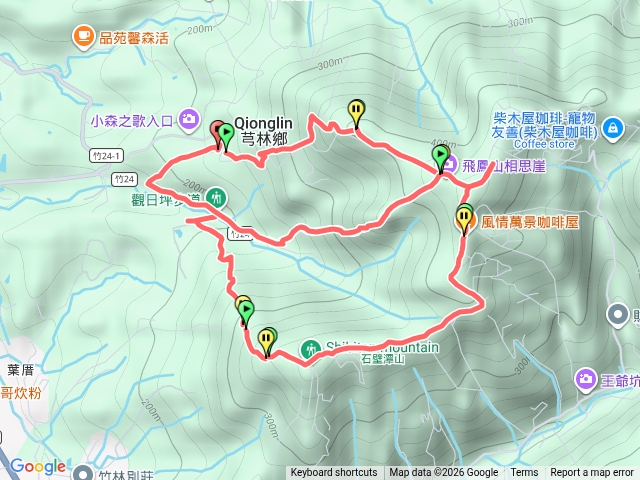 新竹飛鳳山8字走預覽圖