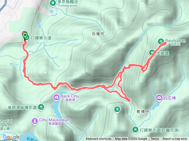 20260510打鐵寮，白石山縱走預覽圖