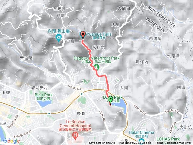 2023.10.12大溝溪生態園區圓覺瀑布健走