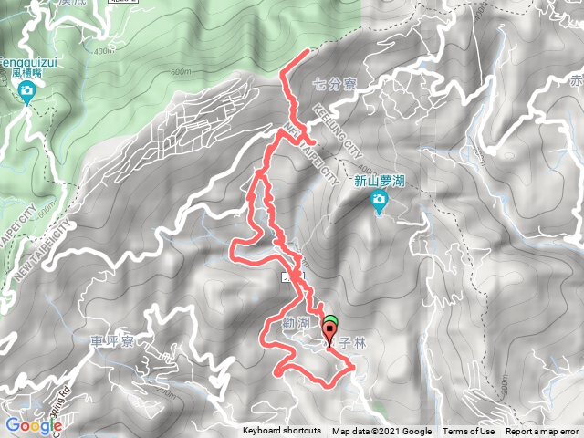 五指山古道與友蚋山