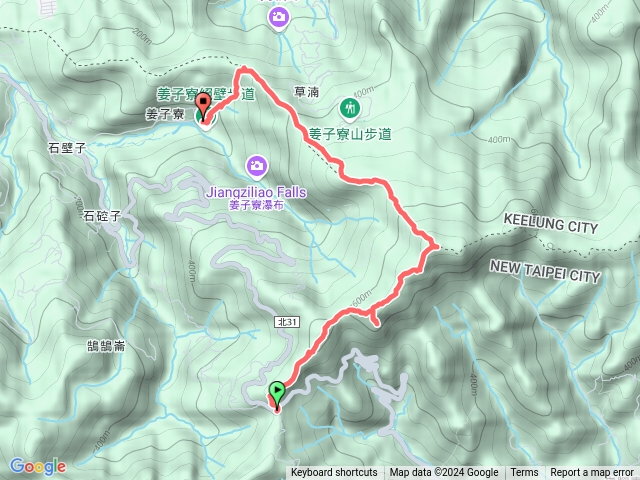 20240915汐止磐石嶺石硿大崙鳥嘴尖姜子寮山旗尾崙姜子寮福興宮