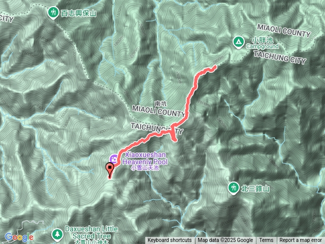 台中大雪山 拾丸山步道預覽圖