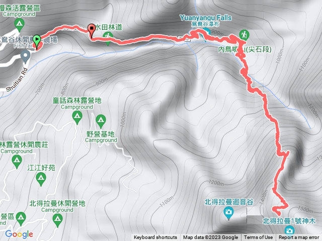 水田林道狂風嶺上北得拉曼