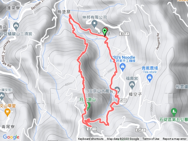 20230211四分子古道、月扇湖山大岩壁