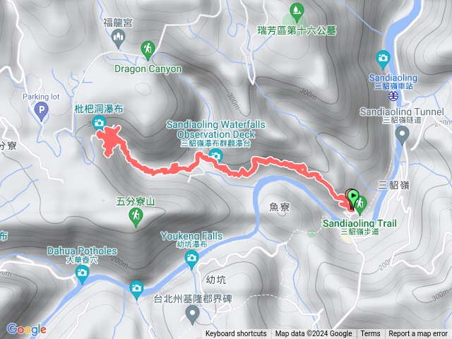 三貂嶺瀑布步道：合谷、摩天、枇杷洞