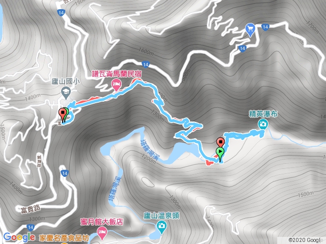 精英野溪溫泉(原地折返)