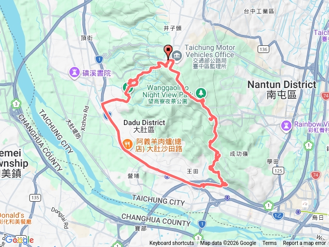 大肚山-學田山-王田山預覽圖