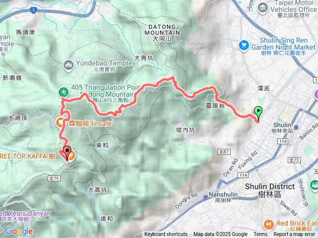2025微笑山線大縱走尋寶集章任務微笑山線：【大棟山系】405高地段202508191516