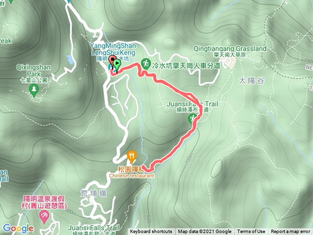 下大雨的冷水坑至先絲娟瀑布難忘行