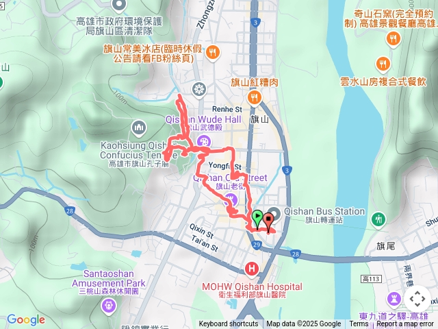 20250530旗山車站 合融公園 武德殿 鼓山公園  老街 天后宮