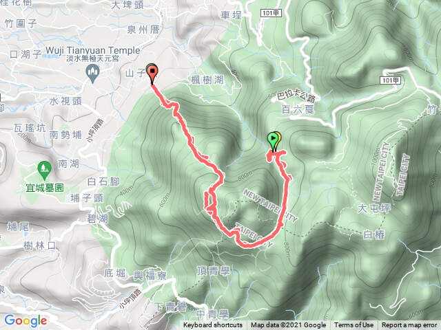 山仔頂·向天池連走