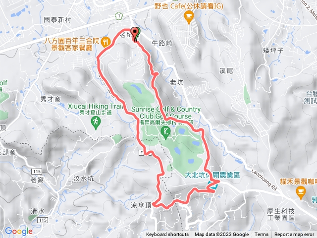 福人步道-大北坑-涼傘亭-森林鳥-福人步道