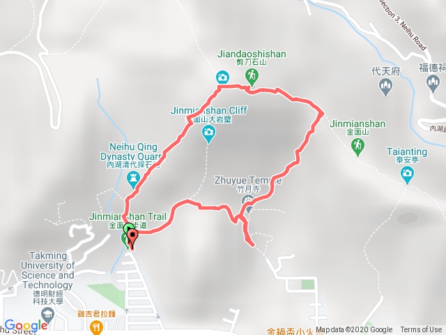 金面山步道剪刀石山環狀縱走