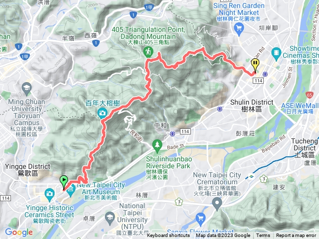 鶯歌石連走牛灶山石灰坑山大棟山大同山